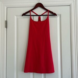 Red outdoor voices dress medium